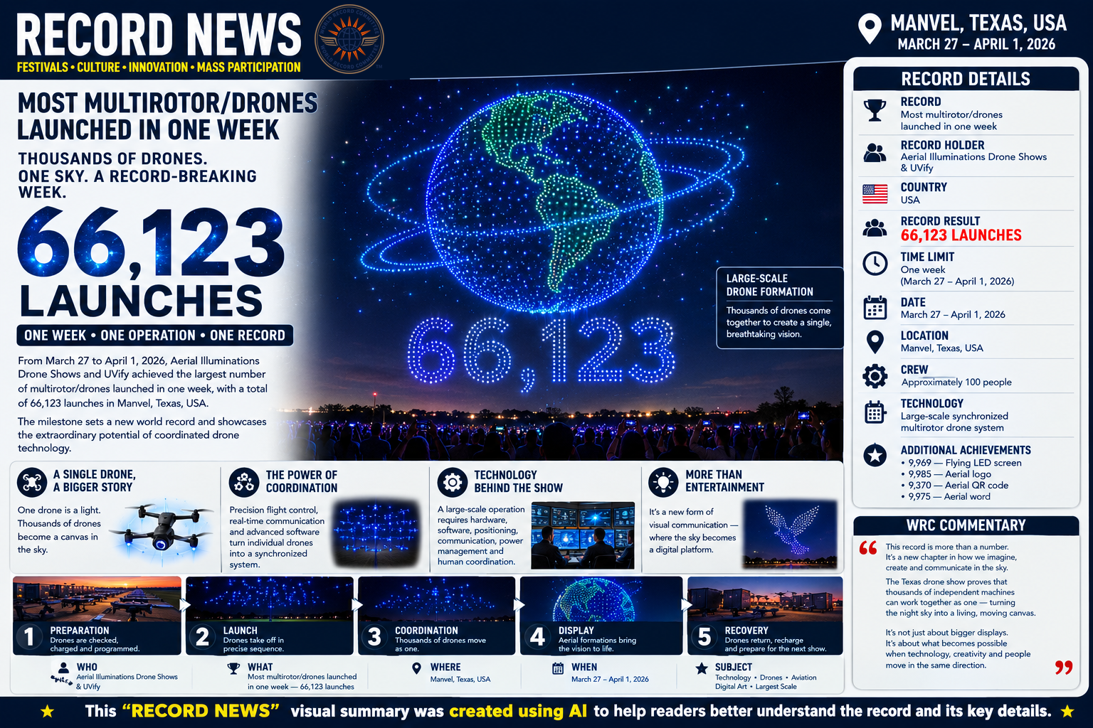 MOST MULTIROTOR / DRONES LAUNCHED IN ONE WEEK