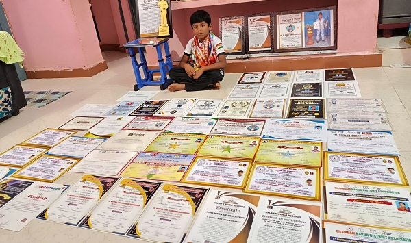 Youngest person to win the most medals in Silambam (Martial arts)